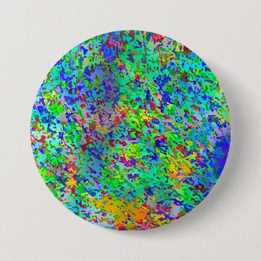 Confetti Storm Ronde Button 7,6 Cm (Voorkant)
