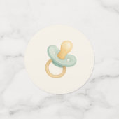 Confetti table de Baby shower personnalisée (Petit recto)