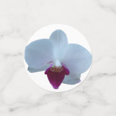 Confetti table orchidée personnalisable (Petit recto)