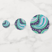 Confetti table Paisley personnalisable (Devant)