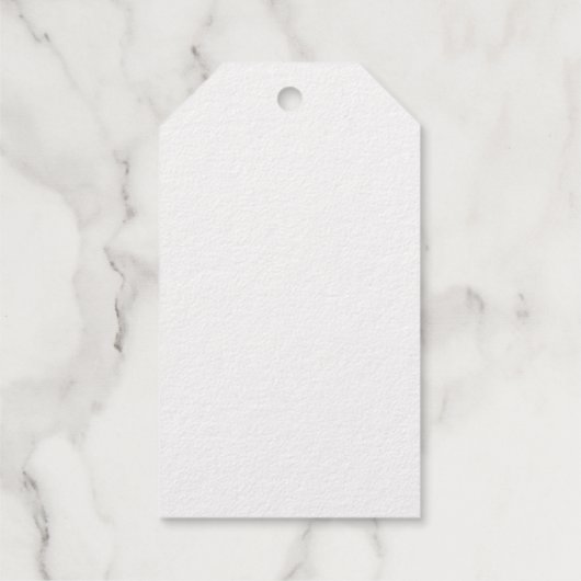 Confetti Typografie Merry Kerstry Cadeaulabels (Achterkant)