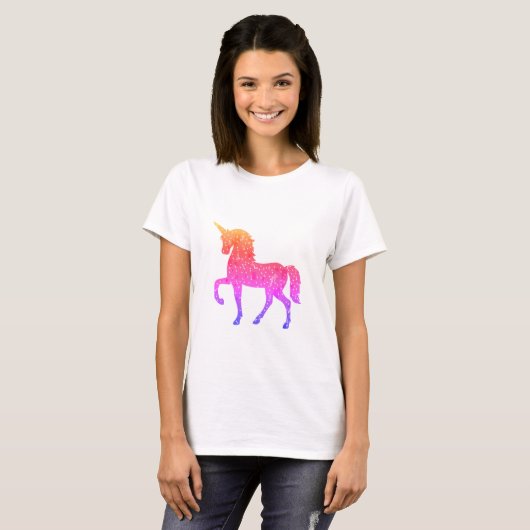 Confetti Unicorn T-shirt (Voorkant volledig)