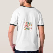 Confetti van vriendelijkheid t-shirt (Achterkant)