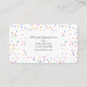 Confetti Visitekaartje (Achterkant)