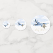  Confetti voor Baby shower van het vliegtuig (Voorkanten)