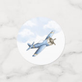  Confetti voor Baby shower van het vliegtuig (Kleine voorkant)