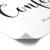 Confetti voor bruiloften. Pak een paar Poster (Hoek)