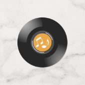  Confetti voor de ontwerptabel met vinylplaten (Kleine voorkant)