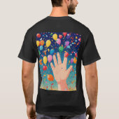 Confetti.Webp ontwerp T-shirt (Achterkant)