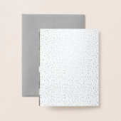 Confetti Weddenschap over liefde en Bedankt Hartel Folie Kaarten (Met envelop)