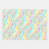 Confetti Wrapping Paper Flat Sheet Set van 3 (Voorkant)