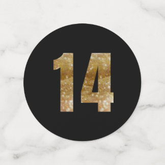 Confetti Zwart & Goud