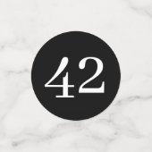 Confettis 00 et toujours fumé chaud | Anniversaire (Petit recto)