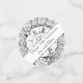 Confettis 10e anniversaire de Mariage modifiable (Petit recto)