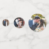 Confettis 10th Wedding Anniversary Party Decor Custom Photo (Devant)