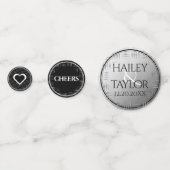 Confettis 11ème anniversaire de Mariage en acier (Derrière)