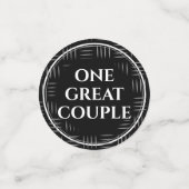 Confettis 11ème anniversaire de Mariage en acier (Petit recto)