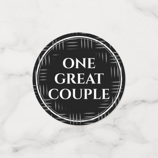 Confettis 11ème anniversaire de Mariage en acier (Petit recto)