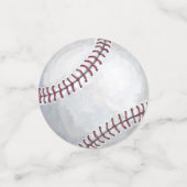 Confettis 11sur12 points de baseball personnalisés (Petit recto)