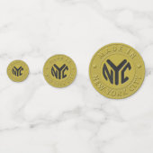 Confettis 11sur 12 points de jeton New York personnalisés (Devant)