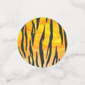 Confettis 11sur 12 points de tigre personnalisés (Petit recto)