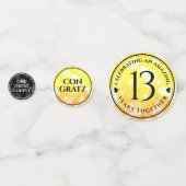 Confettis 13ème anniversaire Mariage de la Citrine (Devant)