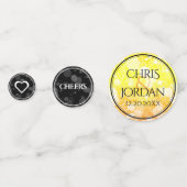 Confettis 13ème anniversaire Mariage de la Citrine (Derrière)