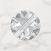 Confettis 15e anniversaire du Mariage, Cristal (Petit recto)