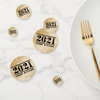 Confettis 2021 Sober & Clean célèbre la récupération Sobriét