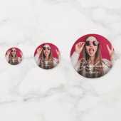 Confettis 2024 Modern Custom Photo Graduation Party (Devant)