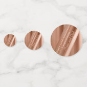 Confettis 22e anniversaire du Mariage Cuivre (Derrière)