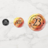 Confettis 23e anniversaire de Mariage de Topaz impérial (Devant)