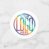 Confettis 2 codes QR Générateur et logo commercial Table bla (Petit recto)