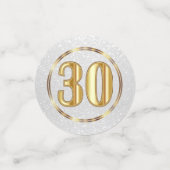 Confettis 30e anniversaire / Anniversaire (Petit recto)