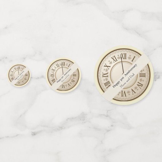 Confettis 31e anniversaire du Mariage modifiable (Derrière)