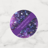 Confettis 33e anniversaire du Mariage modifiable (Petit recto)