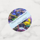 Confettis 35e anniversaire du Mariage Coral (Petit recto)