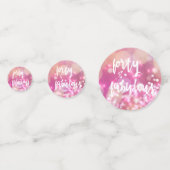 Confettis 40 et fabuleux, 40e anniversaire de la flamme rose (Devant)