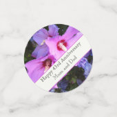 Confettis 43e anniversaire du Mariage (Petit recto)