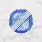 Confettis 45e anniversaire du Mariage Sapphire (Petit recto)