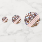 Confettis 46e anniversaire de Mariage ornement en céramique (Derrière)