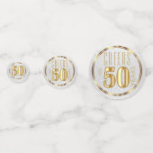 Confettis 50e anniversaire / Anniversaire (Devant)