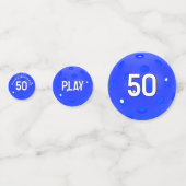 Confettis 50e anniversaire Blue Pickleball (Derrière)