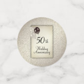 Confettis 50e anniversaire du Mariage (Petit recto)