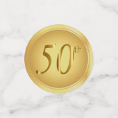 Confettis 50ème d'or (Petit recto)