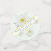 Confettis 51e anniversaire du Mariage (Petit recto)