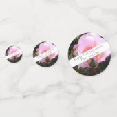 Confettis 53e anniversaire du Mariage Rose rose (Derrière)