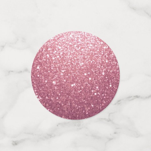 Confettis 60 et fabuleux Parties scintillant rose 2 Photo 60 (Petit recto)