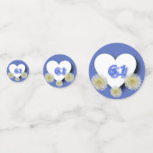 Confettis 61e anniversaire du Mariage (Devant)