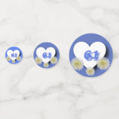 Confettis 61e anniversaire du Mariage (Derrière)